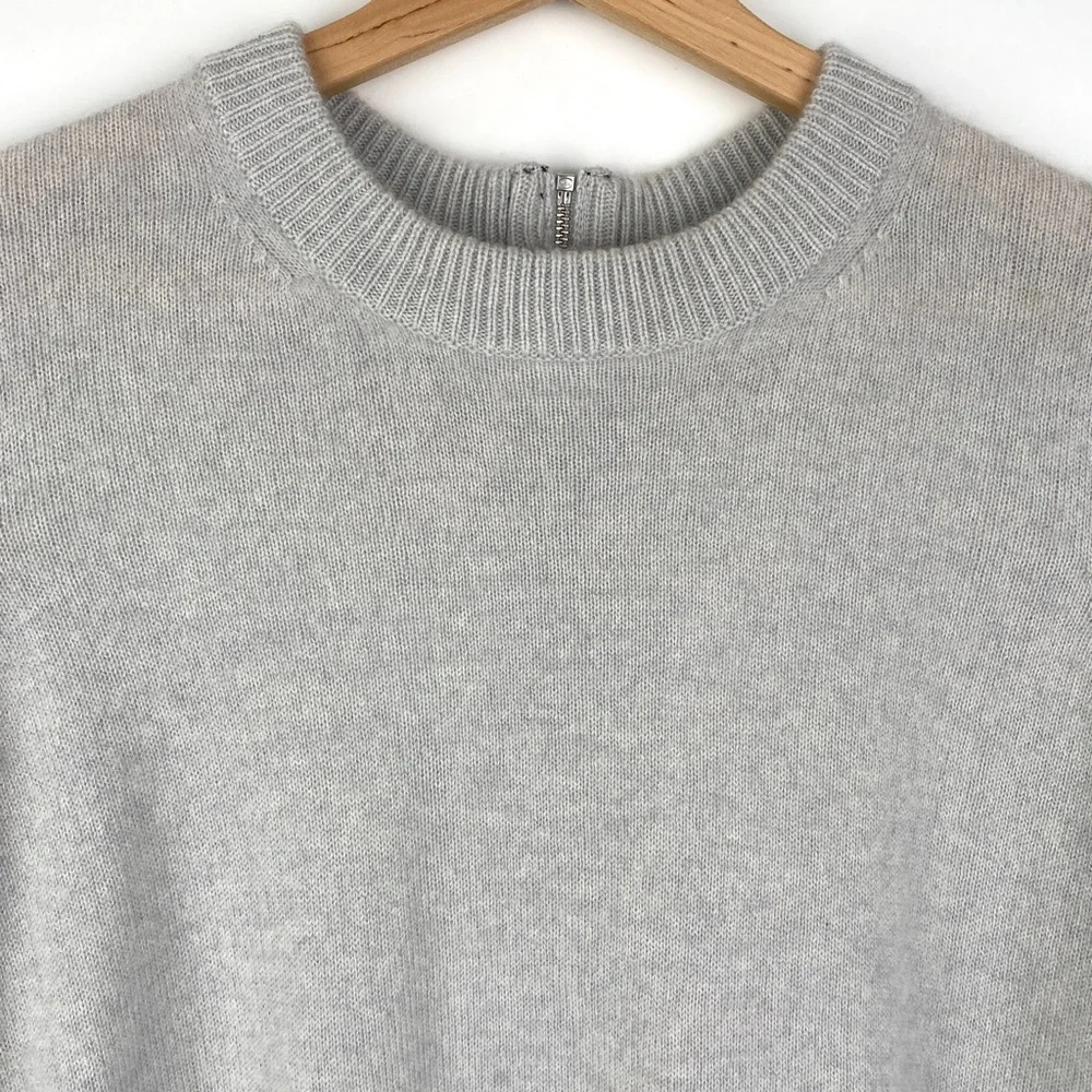 J. Crew Collection Italian Cashmere Sweater Grey